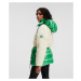 Bunda Karl Lagerfeld Shearling Mix Down Jacket Kelly Green/Off White