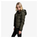 Bunda Urban Classics Ladies Hooded Puffer Jacket Dark Olive