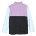 COLOR KIDS-Fleece Pulli - Colorblock, violet tulle Ružová