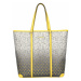 Dámska kabelka Sisley Brenda - šedo-žltá