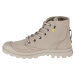 BÉŽOVÉ ČLENKOVÉ TENISKY PALLADIUM PAMPA HI HTG SUPPLY 77356-271-M