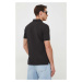 Polo tričko Calvin Klein Jeans pánsky, čierna farba, s potlačou, J30J323395