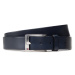 Tommy Hilfiger Pánsky opasok New Aly Belt AM0AM08363 Tmavomodrá