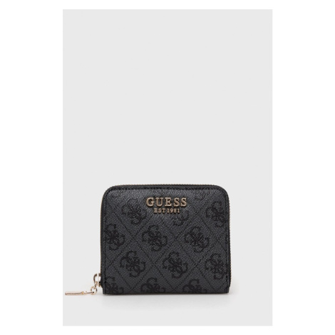 Peňaženka Guess LAUREL dámsky, čierna farba, SWSG85 00370