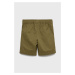 Detské krátke nohavice Tom Tailor zelená farba,