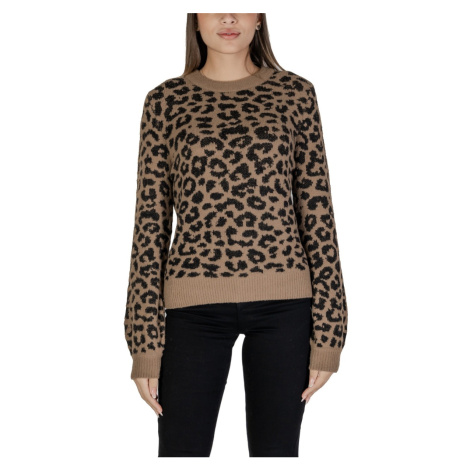 Jacqueline De Yong  JDYLORRAINE ANIMAL L/S PULLOVER KNT 15292890  Svetre Hnedá