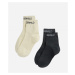 Ponožky Karl Lagerfeld K/Ikonik 2.0 Rhnstn Socks 2 P Čierna