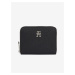 Black Women's Wallet Tommy Hilfiger Emblem Med ZA - Women