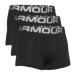 Pánske boxerky UNDER ARMOUR 3 PACK-UA Charged Cotton 3in-BLK 001