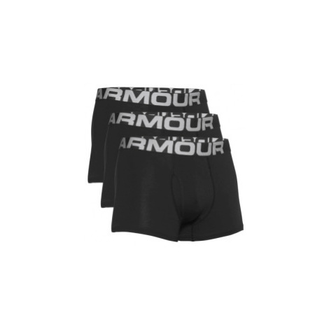 Pánske boxerky UNDER ARMOUR 3 PACK-UA Charged Cotton 3in-BLK 001