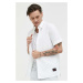 Košeľa HUGO pánska, biela farba, regular, s klasickým golierom, 50475668