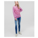 Sveter Karl Lagerfeld Ikonik 2.0 Crew Neck Sweater Pink/Red