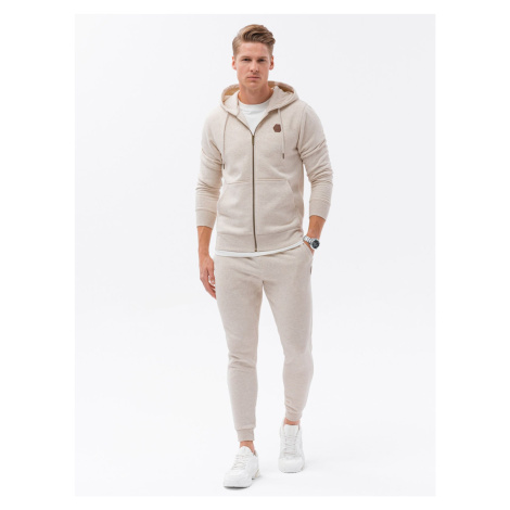 Ombre Men's sweatshirt set unbuttoned sweatshirt + pants