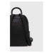 Kožený ruksak Answear Lab dámsky, čierna farba, malý, jednofarebný