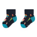 Happy Socks Súprava 4 párov vysokých detských ponožiek XKFNT08-6500 Farebná