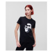 Tričko Karl Lagerfeld Ikonik 2.0 T-Shirt Čierna