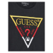 Guess Tričko L4YI06 K8HM4 Čierna Regular Fit