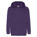 Purple children's sweatshirt Classic kangaroo Fruit of the Loom