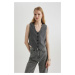 DEFACTO V Neck Blazer Vest