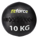 Fitforce WALL BALL 10 KG Medicinbal, čierna, veľkosť