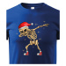 Detské tričko Kostlivec dab dance - vtipné vianočné tričko