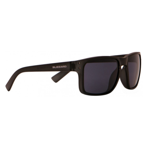 BLIZZARD-Sun glasses PCC606001-transparent black mat Čierna