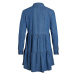 VILA Košeľové šaty 'BLANO'  modrá denim