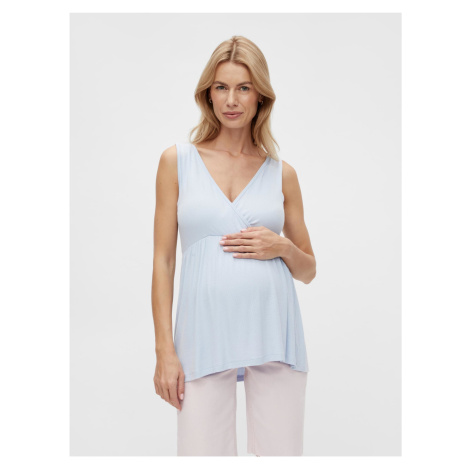 Light blue maternity blouse Mama.licious Anny - Women Mama Licious