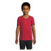 SOĽS Classico Kids Detské funkčné tričko SL01719 Red / Black