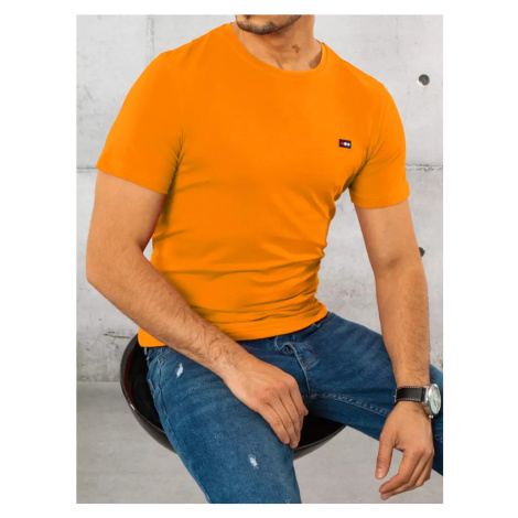 Orange men's T-shirt Dstreet