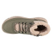 Khaki dámske zimné členkové tenisky Skechers On-The-Go Stellar - Alpine Adventure 144756-OLV