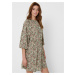 Khaki floral loose dress ONLY Kendall - Women