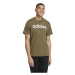 adidas ESSENTIALS SINGLE JERSEY EMBROIDERED LOGO Pánske tričko, khaki, veľkosť