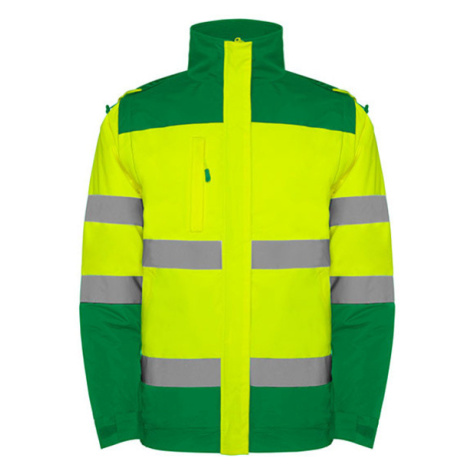 Roly Epsylon Pánska Hi-Viz parka HV9304 Garden Green 52