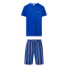 Calvin Klein Underwear Krátke pyžamo  kráľovská modrá / červená / biela