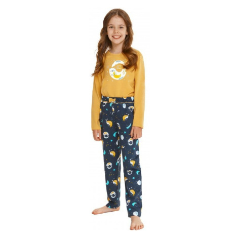 Taro Sarah 2615 žluté Dívčí pyžamo