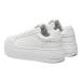 Calvin Klein Sneakersy Bold Platf Low Oh Mg Lth YW0YW01589 Biela