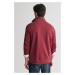 MIKINA GANT REG SHIELD HALF ZIP SWEAT WINE RED