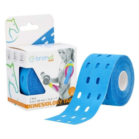 BronVit KINESIO TAPE Kineziologický tejp, modrá, veľkosť