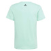 adidas ESS LIN T Dievčenské tričko, svetlo zelená, veľkosť
