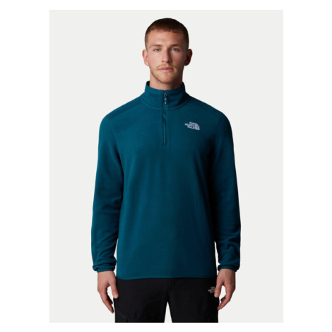 The North Face Fleecová mikina Glacier NF0A855W Tmavomodrá Regular Fit