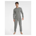 Pyžamo Universal 40951-90X Grey Melange - Henderson XXXL