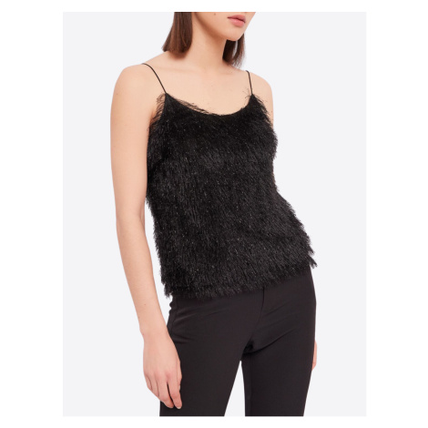 GAUDI Fringed Black top Gaudí