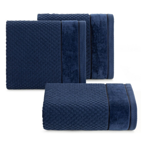 Eurofirany Unisex's Towel 427536 Navy Blue