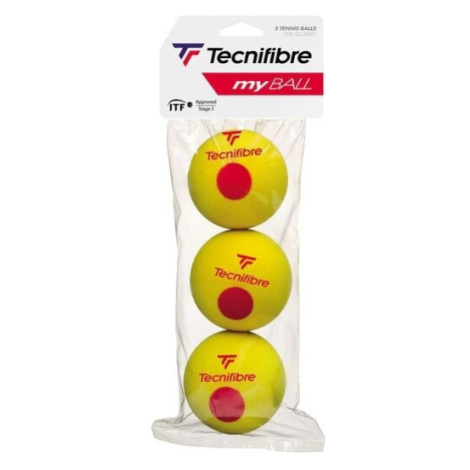 TECNIFIBRE MY BALLS Detské tenisové loptičky, žltá, veľkosť