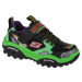 Čierno-zelené chlapčenské tenisky Skechers Turbo Speed 403760L-BKMT