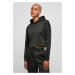 Women's Short Scuba Hoody Black