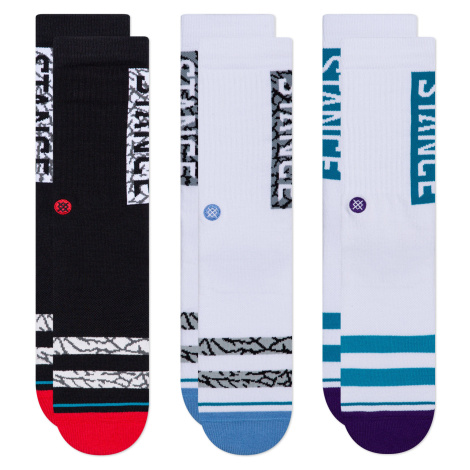 Stance The OG 3 Pack Socks - Unisex - Ponožky Stance - Viacfarebné - A556C20OG3