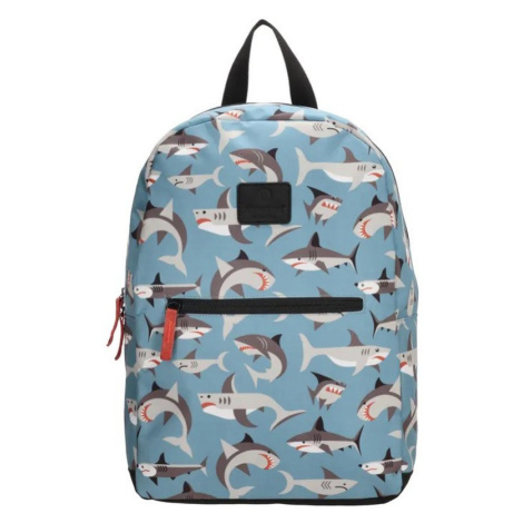 Beagles Svetlomodrý detský batoh do školy &quot;Junior“ 12L