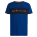 Tommy Hilfiger CN SS TEE LOGO FLAG Pánske tričko, modrá, veľkosť